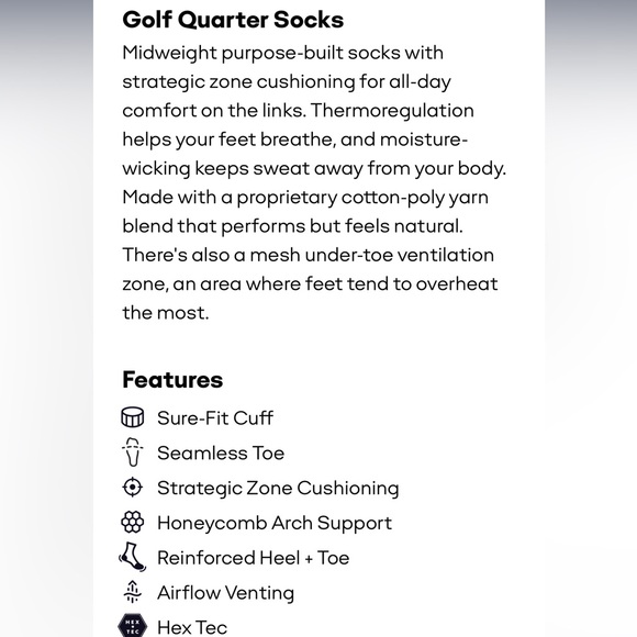 Bombas golf quarter socks ⛳️ - Picture 6 of 6